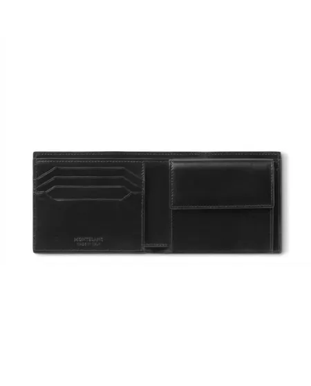 Montblanc Meisterstück 4-Compartment Wallet with Coin Purse in Black Leather
