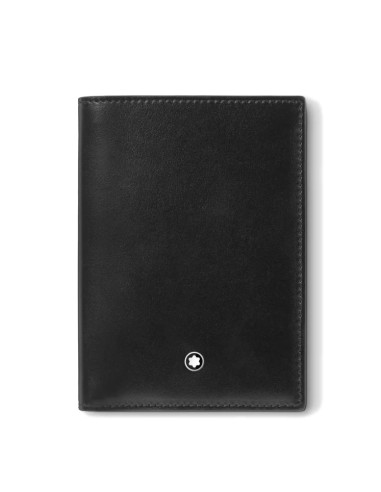 Montblanc Meisterstück Wallet with 6 Compartments in Black Leather
