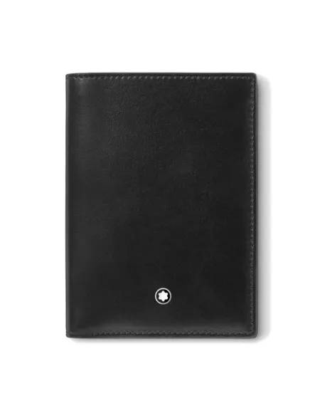 Montblanc Meisterstück Wallet with 4 Compartments in Black Leather