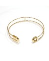 Malafimmina Balia Rigid Bracelet in Yellow Gold