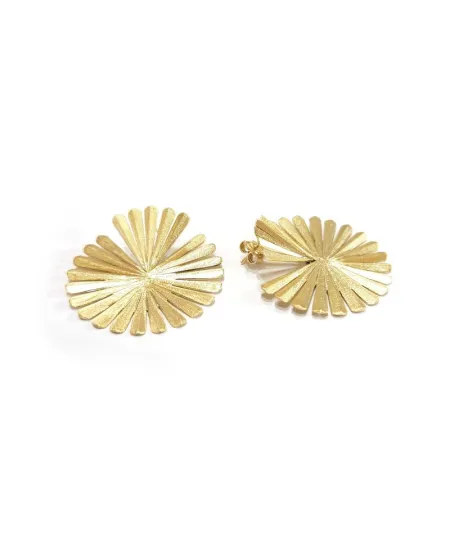 Boucles d'oreilles Malafimmina Marea en or jaune