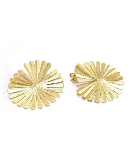 Boucles d'oreilles Malafimmina Marea en or jaune