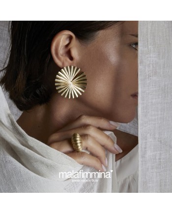Malafimmina Marea earrings in yellow gold