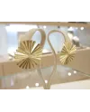 Boucles d'oreilles Malafimmina Marea en or jaune