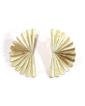 Boucles d'oreilles Malafimmina Marea en or jaune