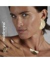 Boucles d'oreilles Malafimmina Marea en or jaune