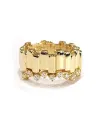 Anello Malafimmina Manhattan in Oro Giallo con Diamanti Medium