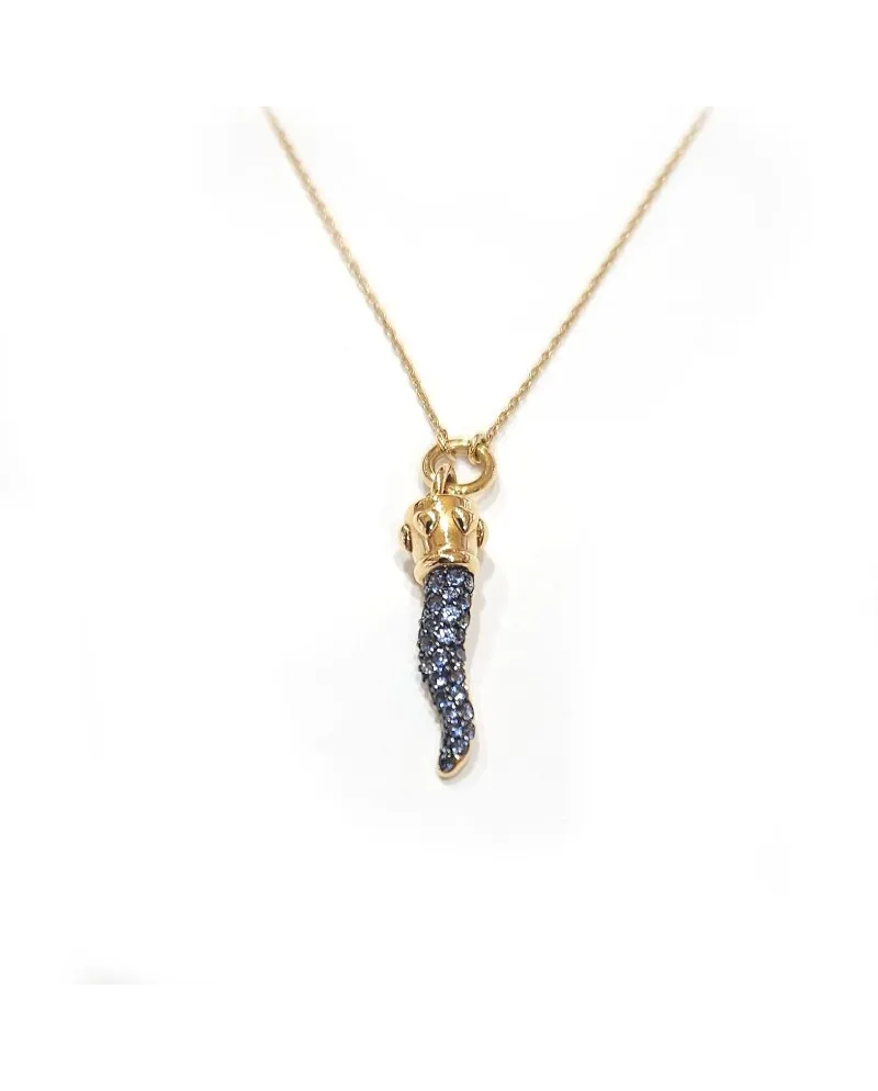 Casella Gioielli Choker in Rose Gold with Sapphire Horn