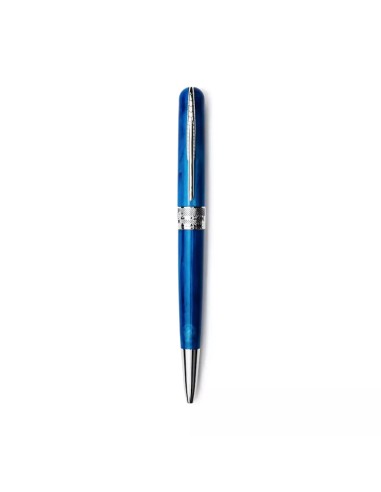 Pineider Avatar UR Marble Neptune Blue Ballpoint Pen