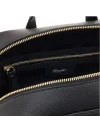 Pineider Daily 23 Slim Backpack in Tumbled Black Leather