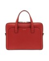 Cartella Slim Pineider Daily in Pelle Red Cardinal Bottalata