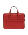 Porte-documents Slim Pineider Daily en Cuir Rouge Cardinal Bottalata