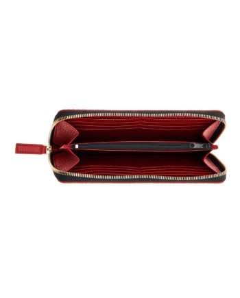 Grand Portefeuille Pineider Daily en Cuir Cardinal Bottalata Rouge