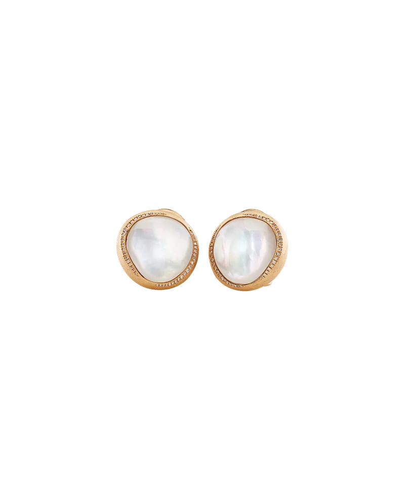 Chantecler Enchantè earrings in Rose Gold with Diamonds, Mother of Pearl and Rock Crystal Chantecler Enchantè earrings in Rose Gold with Diamonds, Mother of Pearl and Rock Crystal