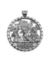 Gerardo Sacco Moire Pendant in Silver