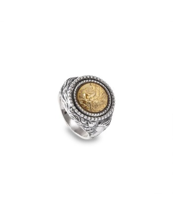Reverse Gerardo Sacco Maggio Primavera Ring in Silver with Crystal