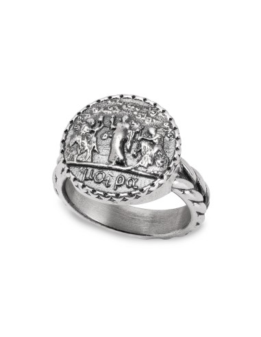 Gerardo Sacco Moire Ring in Silver