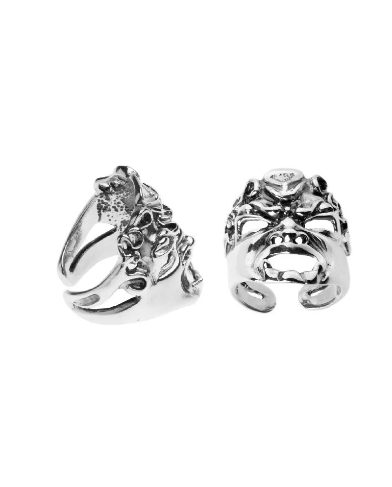 Bague Gerardo Sacco en Argent avec Masque Apotropaïque