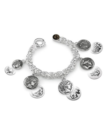Bracelet pièce de monnaie Gerardo Sacco en argent