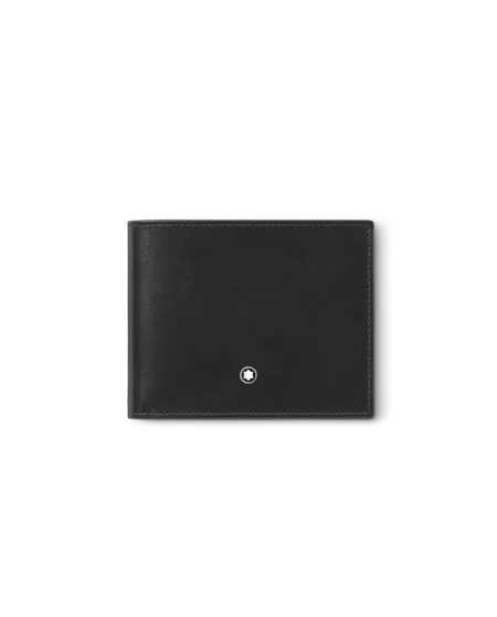 Montblanc Meisterstück Wallet with 6 Compartments in Black Leather