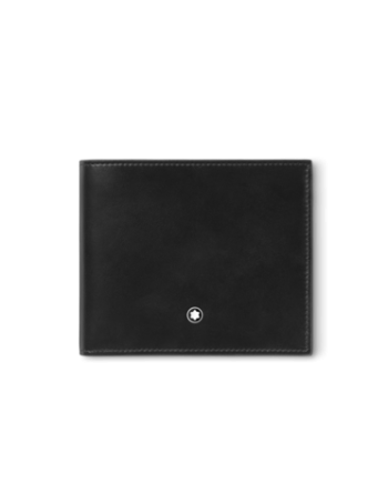 Portafoglio Montblanc Meisterstück a 8 Scomparti in Pelle Nera