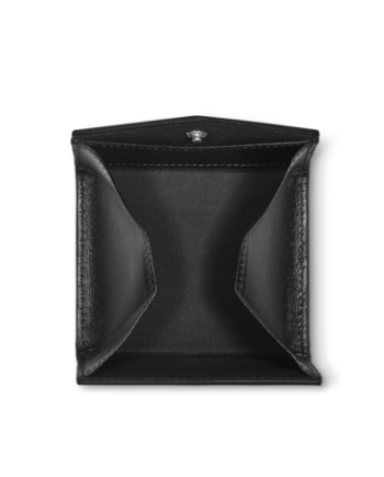 Petit porte-monnaie Montblanc Meisterstück en cuir noir