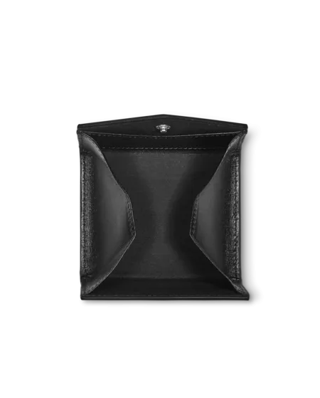 Petit porte-monnaie Montblanc Meisterstück en cuir noir