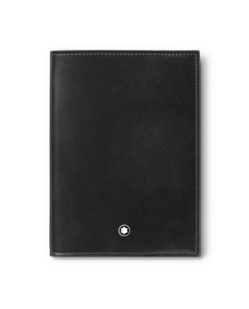 Custodia per Passaporto Montblanc Meisterstuck in Pelle Nera