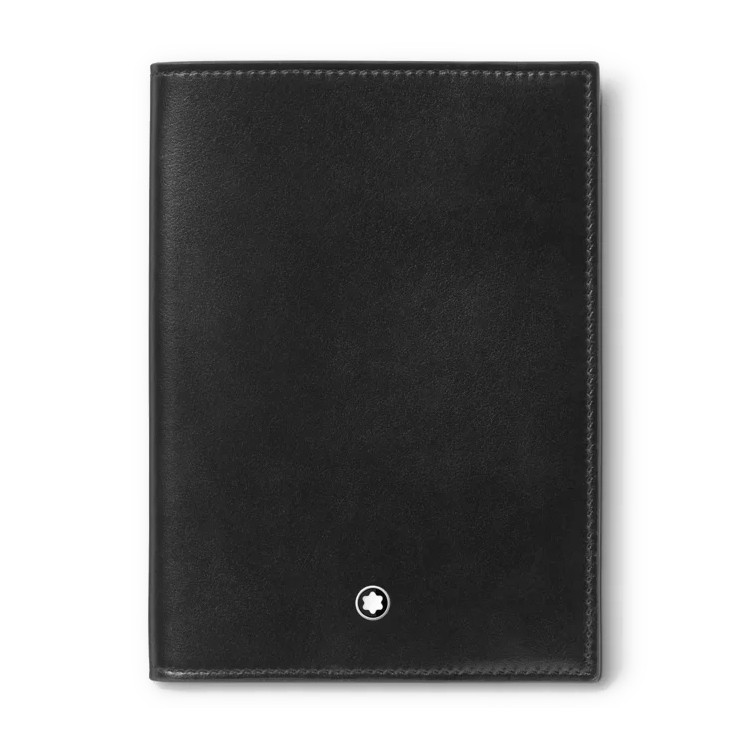 Montblanc Meisterstuck Passport Case in Black Leather