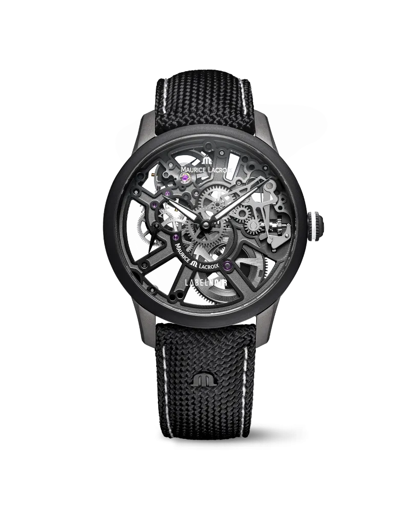 Montre Maurice Lacroix Masterpiece Squelette Label Noir