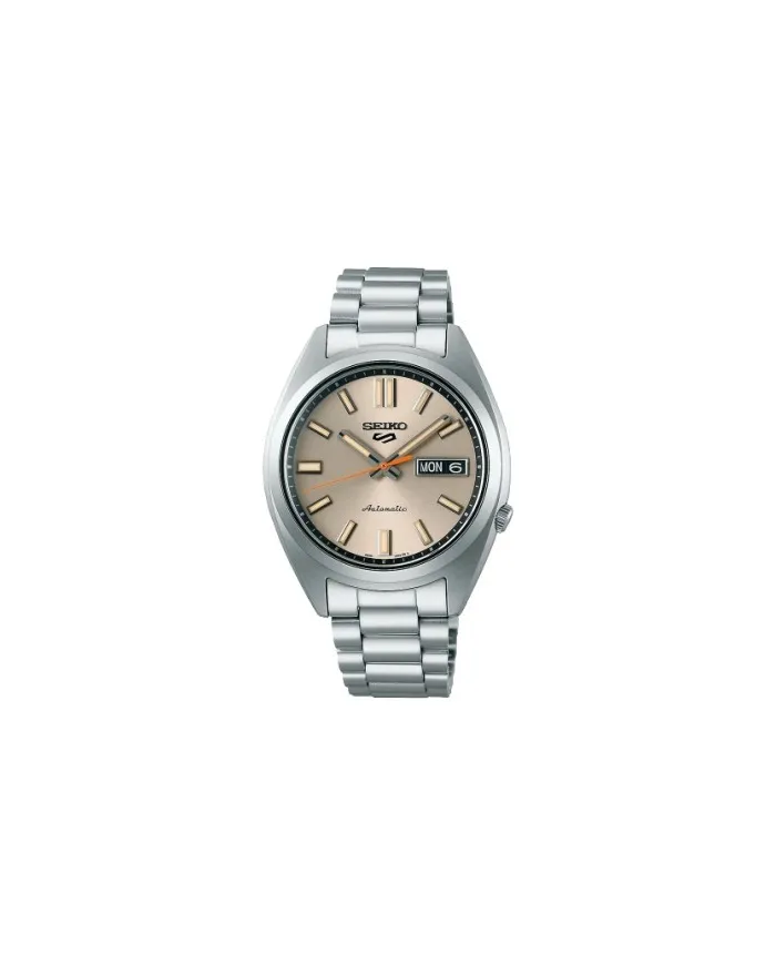 Orologio Seiko 5 Sports Quadrante Beige Cinturino in Acciaio