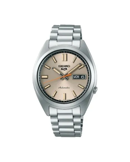 Orologio Seiko 5 Sports Quadrante Beige Cinturino in Acciaio