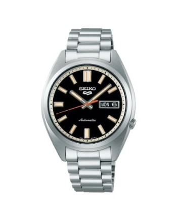 Orologio Seiko 5 Sports Quadrante Nero Cinturino in Acciaio