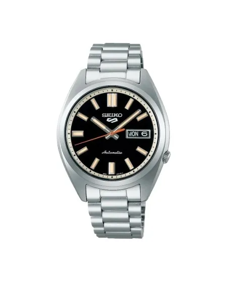Orologio Seiko 5 Sports Quadrante Nero Cinturino in Acciaio