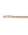 Bracciale Crivelli Groumette in Oro Rosa con Diamanti "Amore"