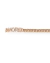Crivelli Groumette Bracelet in Rose Gold with "Amore" Diamonds
