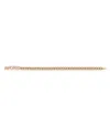 Bracelet Crivelli Groumette en Or Rose avec Diamants "Amore"
