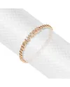 Bracelet Crivelli Groumette en Or Rose avec Diamants "Amore"