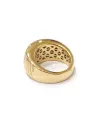 Bague bandeau Casella Gioielli en or jaune