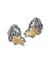 Gerardo Sacco June Month Earrings in Silver