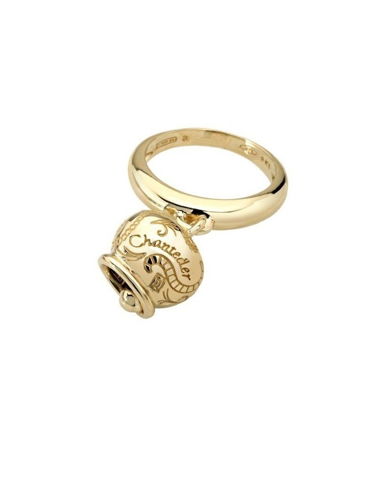 Chantecler Capri small ring with Campanella in 9 carat rose gold