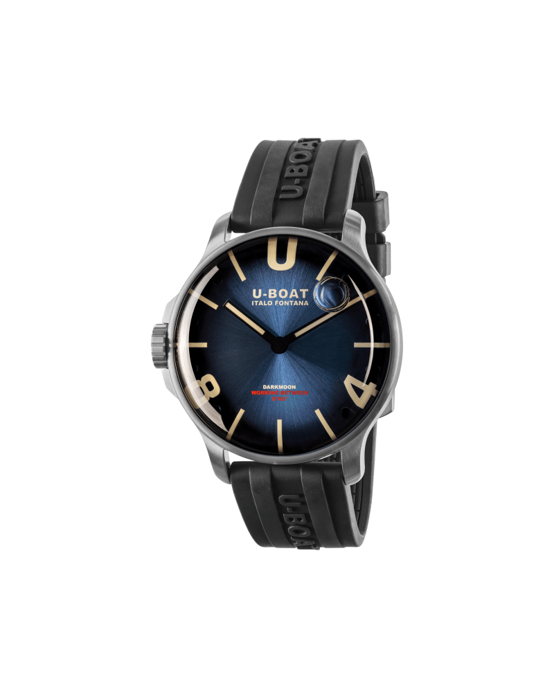 U-Boat Darkmoon 44 Blue SS Soleil watch