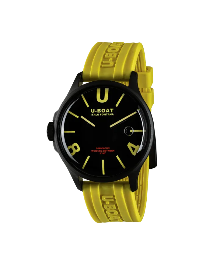 Montre U-Boat Darkmoon 44 mm BK jaune Pvd.