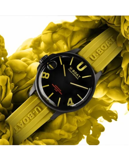 U-Boat Darkmoon 44mm BK Yellow Pvd. Watch
