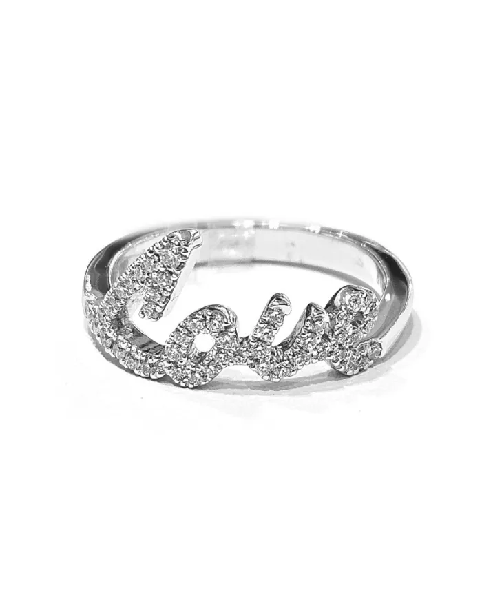 Bague Crivelli Love en or blanc avec diamants