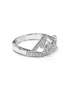Crivelli Love Ring in White Gold with Diamonds