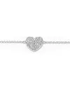 Bracelet Crivelli en Or Blanc avec Coeur de Diamants