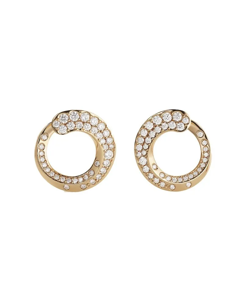 Orecchini Crivelli Like Slim in Oro Rosa e Diamanti