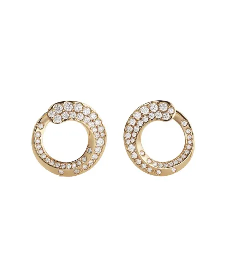 Orecchini Crivelli Like Slim in Oro Rosa e Diamanti