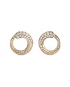 Boucles d'oreilles Crivelli Like Slim en Or rose et Diamants